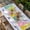 Blue, variant on Easter Table Cloths for 8 Foot Rectangle Tables, Colorful Bunny Spring Cartoon Cute Rabbits Brown Patio Waterproof Elastic Fitted Tablecloths, Washable Rectangular Table Cover for Camping