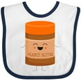 thumbnail image 3 of Inktastic Cute Kawaii Peanut Butter Boys or Girls Baby Bib, 3 of 4