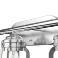thumbnail image 5 of Hunter - Starklake 3-light Chrome, Medium Size Vanity Light, Dimmable, for Bedrooms, Kitchens, Dining, Living Rooms - 19051, 5 of 8