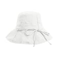 thumbnail image 4 of Riforla Women Large Size Casual Fashion Sun Hat Light Proof Heat Insulating Breathable Sun Hat Summer Hats Beige, 4 of 4