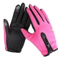 thumbnail image 1 of Men Women Windproof Zipper Touch Screen Gloves Ski Snow Motorcycle Warm Mittens, 1 of 8
