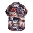 thumbnail image 4 of Birdeem Chemise Décontractée à Manches Courtes Style Vacances Hawaïennes pour Hommes, 4 of 12
