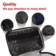 thumbnail image 4 of Small Lunch Bag Mini Lunch Box Insulated Lunch Bag for Men Women Petty Lunch Box for Kids Adult Portable Lunch Pail Thermal Lunch Containers Reusable Snack Bags Loncheras Para Hombres Grey, 4 of 6