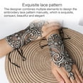 thumbnail image 4 of YUUZONE Gothic Lace Fingerless Glove Adjustable Fingerless Lace Gloves Steampunk Wristband Anti-slip Elegant Gift for Engagement, 4 of 17