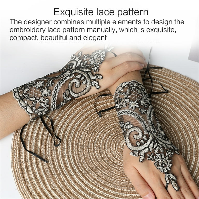 Gold lace gloves deals