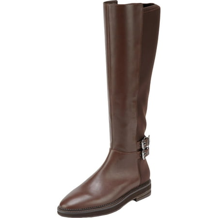 

DKNY Womens Lena Boot Leather Buckle Knee-High Boots