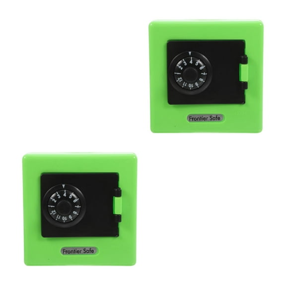 Masteelf 2pcs Money Storage Safe Box With Password Code Lock Mini Money Box Safe Coin Banks Money Management For Kids Students