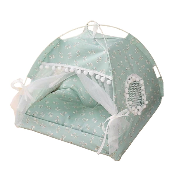 Nidos para mascotas para todas las estaciones. Nidos para perros y gatos. Nidos de tienda plegables y lavables. Yurta semicerrada para perros pequeños. Esterilla para mascotas.