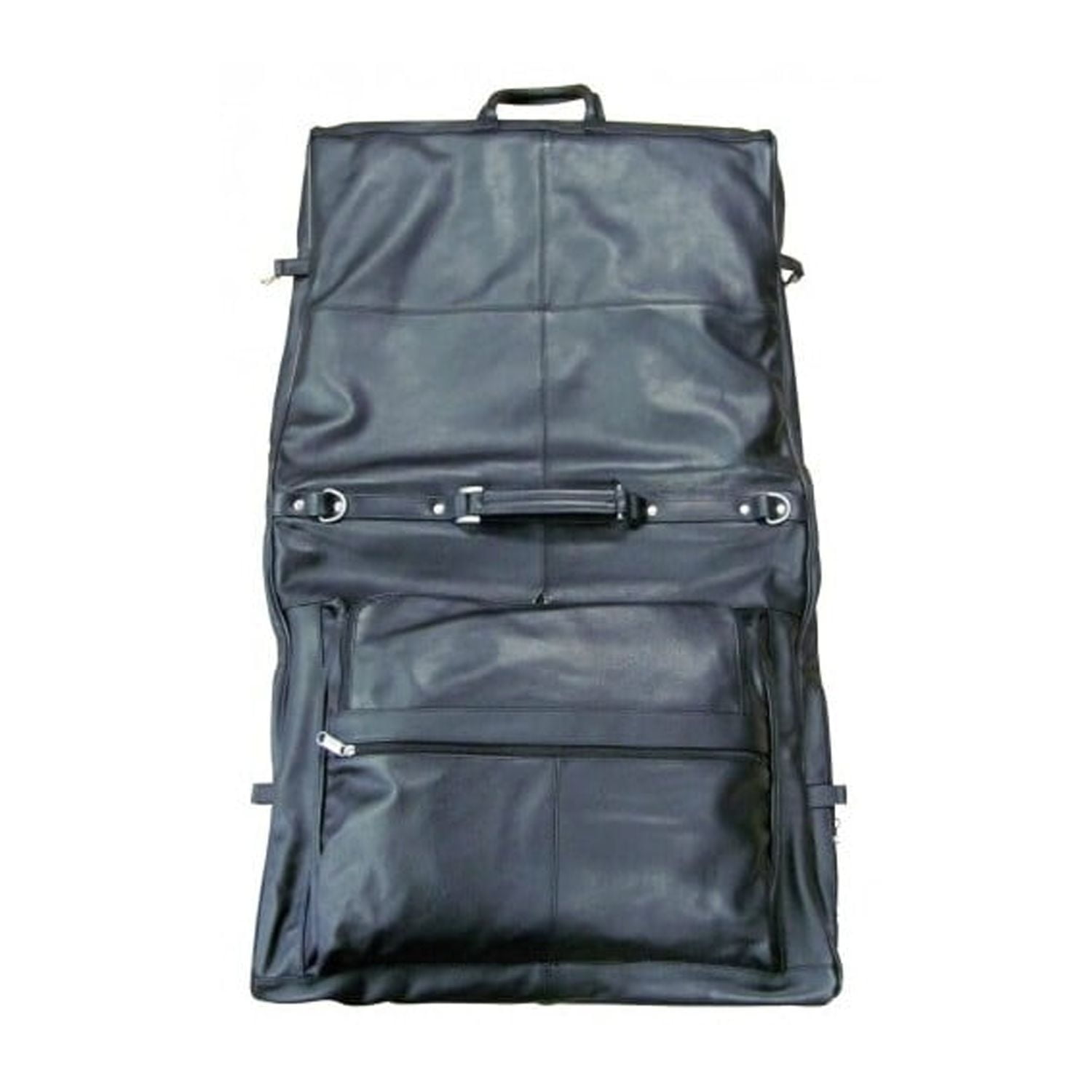 Leather Garment Bag for Travel - 3 Suit Capacity - Business Trip & Weekend Getaway Duffel - 23" x 5" x 19"