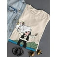 thumbnail image 3 of Not The Time For Dancing T-Shirt Women -Wilfred Hildonen Designs, Female Large, 3 of 4