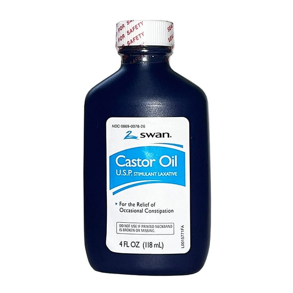 Swan 1000042898 Castor Oil USP, 4oz (Pack of 3)