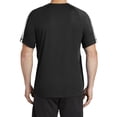 thumbnail image 2 of Mafoose Men's Colorblock PosiCharge Competitor Tee Shirt Black/ White 2XL, 2 of 4