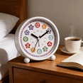 thumbnail image 7 of DESIGNICE 2026 New Silent Analog Alarm Clock for Kids - Colorful Educational Clock with Night Light, No Ticking, Easy-To-Use Buttons, Battery-Powered, Ideal Gift for Boys & Girls, 7 of 7