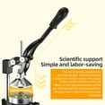 thumbnail image 2 of Hand Press Juicer Machine Kitchen Cast-Iron Orange Juice Squeezer Commercial, 2 of 8