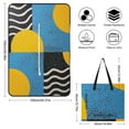 thumbnail image 2 of Color Wave Point Geometry Outdoor Picnic Blanket, Foldable Waterproof Beach Mat, Portable Beach Blanket for Beach Camping, Hiking, Family Concerts, 2 of 8