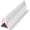 White, variant on 4 Pack Gray Self-Adhesive PVC Corner Guards, 23.62"L×1.57"W×0.12" Thick Edge Protectors for Home & Kindergarten