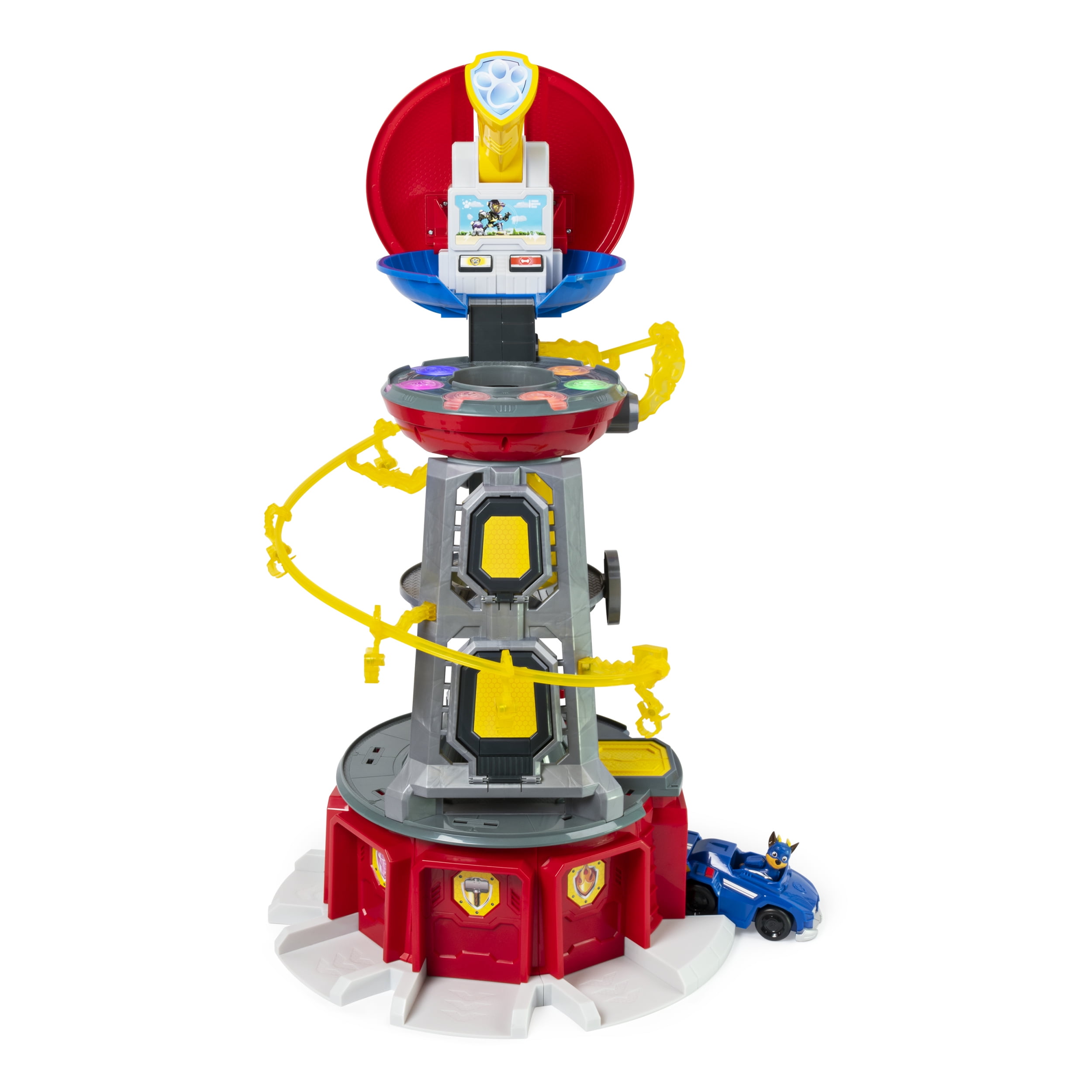 PAW Patrol Super Mighty Pups  Lookout Tower with Chase Figure
