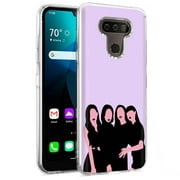 TalkingCase Slim Phone Case Compatible for LG Harmony 4,Xpression Plus 3,K40S,KPOP Blackpink 4 Print,Light,Flexible,Protect,USA