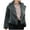 Dark Gray, variant on Herrnalise Jackets For Women Fashion Warm Faux Coat Jacket Winter Solid Long Sleeve Outerwear Shackets For Women 2024 fall Army Green,M