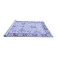 thumbnail image 2 of Ahgly Company Machine Washable Indoor Rectangle Oriental Blue Traditional Area Rugs, 5' x 8', 2 of 4