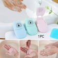 thumbnail image 3 of 50pcs/box Disposable Boxed Soap Paper Hand Soap Paper Convenient Washing Hand Bath Travel Scented Slice Sheets Foaming Box Paper Soap, 3 of 8