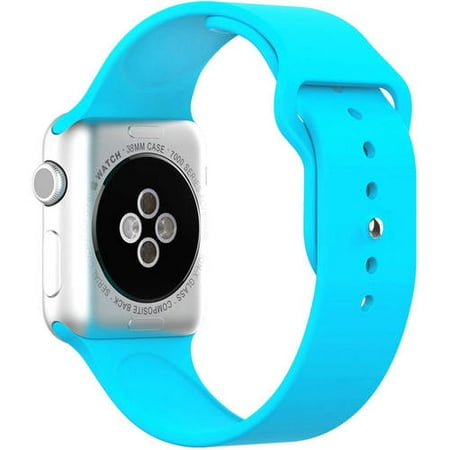 Apple Watch 38mm Soft Silicone Replacement Sport Band for Apple Watch Series 1 and 2