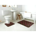 thumbnail image 4 of Yiaed Gold Glitter Heart Print Bathroom Mat Set 2 Pieces Mat Anti-Skid Pad Ultra Soft and Absorbent Bathroom Bath Mat Contour Bath Rugs for Toilet Base, 4 of 6