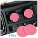 thumbnail image 3 of Posavasos para coche, juego de 4 posavasos de PVC para coche, accesorios universales antideslizantes para el interior del vehículo para mujeres (7 cm de diámetro, rosa), 3 of 4