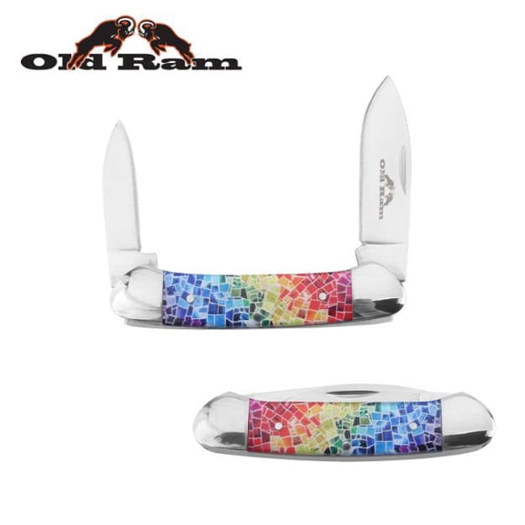 Old Ram Trapper 2 Blade Manual Folding Knife