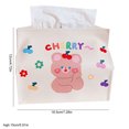 thumbnail image 2 of Tissue Cover Cute Cartoon Faux Leather Tissue Holder Tissue Box Cover for Home, 2 of 10