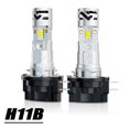 thumbnail image 1 of H11B LED Headlight Bulbs for Hyundai Veloster 2012-2017 Lo- Beam Kit 6000K White, 1 of 8