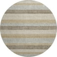 thumbnail image 2 of Addison Rugs Mayfield Premium Machine Washable Transitional Stripes Beige Round Rug, 8' x 8', 2 of 6