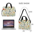 thumbnail image 3 of FORMRS 16" Laptop Bag Carrying Sleeve Case with Handle Travel Shoulder Briefcase, Watercolor Wildflowers Pattern, 3 of 8