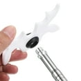 thumbnail image 6 of Uxcell Silicone Retractable Billiards Pool Cue Stick Bridge with Removable Plastic Bridge Head, White, 6 of 6