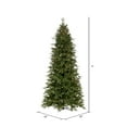 thumbnail image 3 of Vickerman 9' x 50" Douglas Fir Artificial Slim Christmas Tree with Warm White LED Lights., 3 of 5