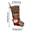 thumbnail image 2 of Christmas Lights Socks with Festive, Christmas Tree Ornaments, Fireplace Decoration Stockings, Holiday Gift Bags for Youngsters, Cheerful Home Christmas Decor, 2 of 5