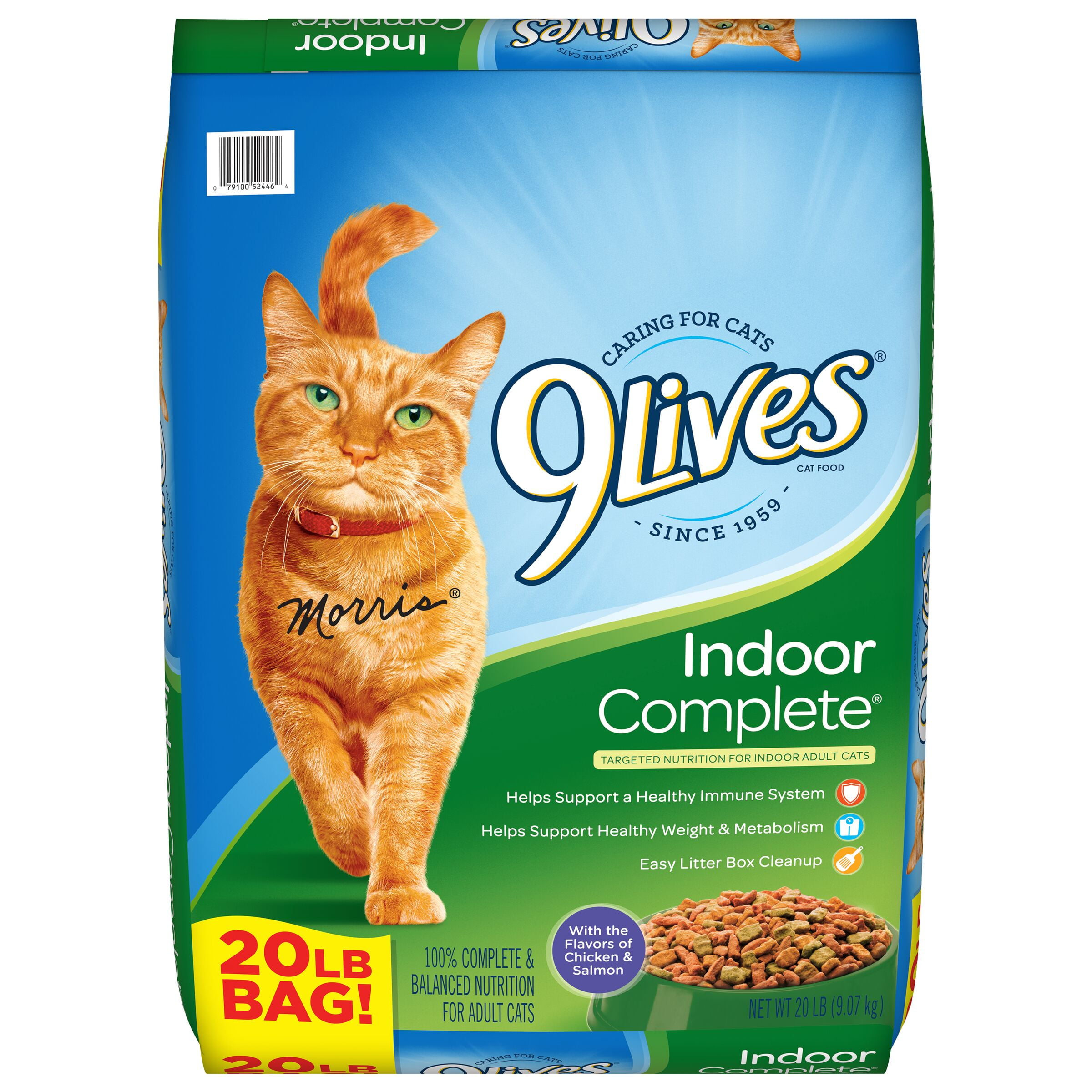 9Lives Indoor Complete Cat Food, 20 