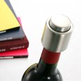 thumbnail image 3 of Billuyoard Tapón de botella de vino al vacío de acero inoxidable, almacenamiento sellado, tapón de flujo de licor de alta calidad, 1 Uds. Type2 NO2 Billuyoard HA0987-00B, 3 of 6