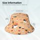 thumbnail image 3 of Fotbe Funny Sushi Sombrero Tipo Pescador con Estampado – Sombrero de Sol de Algodón de Moda para Playa, Golf, Pesca, 3 of 6