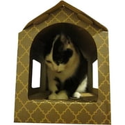 SmartyKat ScratchCabin Covered Cat Scratcher, 1ct