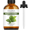 Peppermint Essential Oil by Velona - 4 oz | Therapeutic Grade for Aromatherapy Diffuser Undiluted