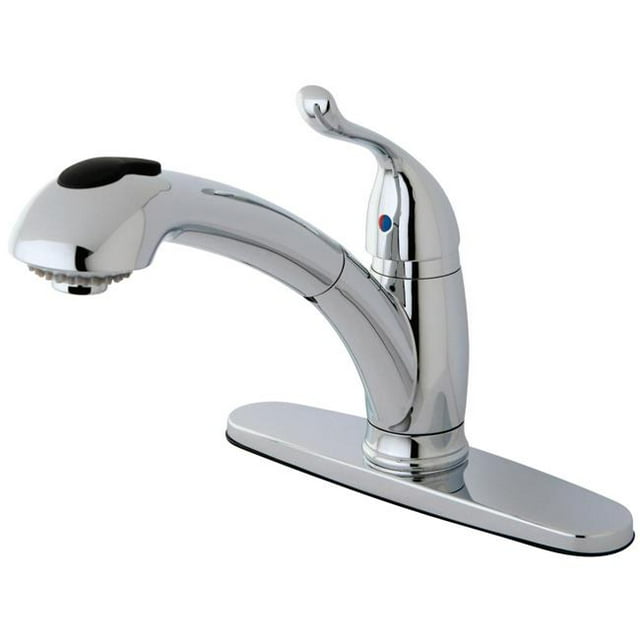 Kingston Brass KB5701YL 8 Po Centreste Robinet de Cuisine à une Poignée & 44; Chrome Poli