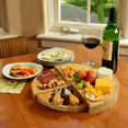 thumbnail image 6 of Picnic at Ascot Florence Transforming Bamboo Cheese Board Set (CB41), 6 of 6