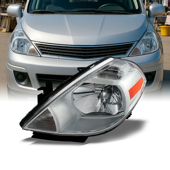AKKON - For 2007 2008 2009 2010 2011 2012 Versa Headlight Lamp Driver / Left Side Direct Replacement