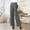 🔥 Gray, variant on Sentmoon Womens Dress Pants Pants Women's Fashion Solid Color Pockets Elastic Waist Fold Long Pants Wide-leg Trousers Soft and Cozy Fall and Winter for Travel and Packable Convenience Gray XL