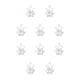 thumbnail image 1 of Toystoory Christmas Pendant Star Bell Tree Fireplace Decor Atmospheres Festival Showcase Window Xmas Decoration Wall Household Blanco 10Conjunto, 1 of 6