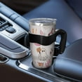 thumbnail image 5 of 40oz Tumbler,Pink Halloween Ghosts Insulated Tumblers with Removable Handle,Stainless Steel Double Vacuum Coffee Tumbler Cup with Straw for Home,Office,Travel,Party, 5 of 5