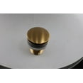 thumbnail image 6 of Westbrass Integrated Overflow Coarse Thread Tip-Toe Drain with PVC Adapter, Brushed Bronze, 6 of 8