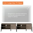 MidCentury TV Stand for TVs up to 85 Inch, Modern Entertainment Center for 65/75/80 inch TV