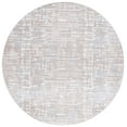 thumbnail image 2 of SAFAVIEH Bayside York Abstract Polyester Machine Washable Area Rug, Beige/Ivory, 6'7" x 6'7" Round, 2 of 13